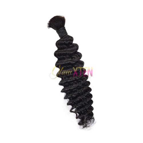 Deep Wave Bulk Hair Extensions - Glam Xten Collection