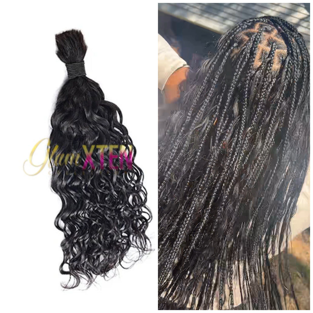 Indian Wavy Bulk Hair Extensions - Glam Xten Collection