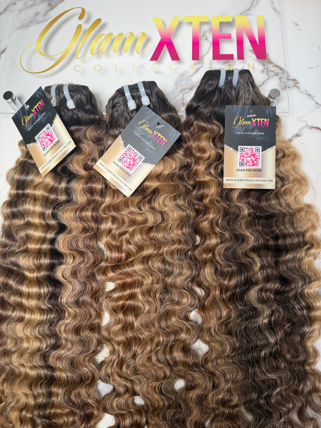 Honey Cashmere Raw Burmese Curly - Pre-Order - Glam Xten Collection
