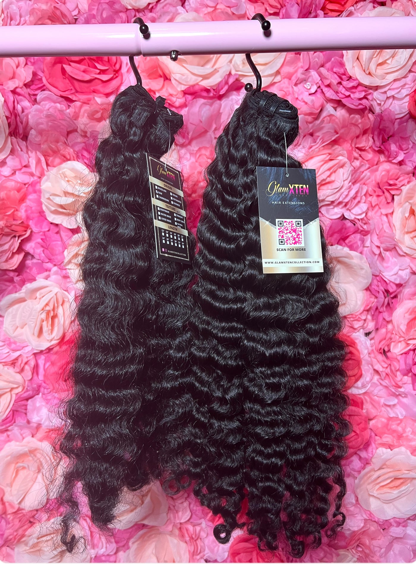 Raw Curly Wavy Bundles - Glam Xten Collection