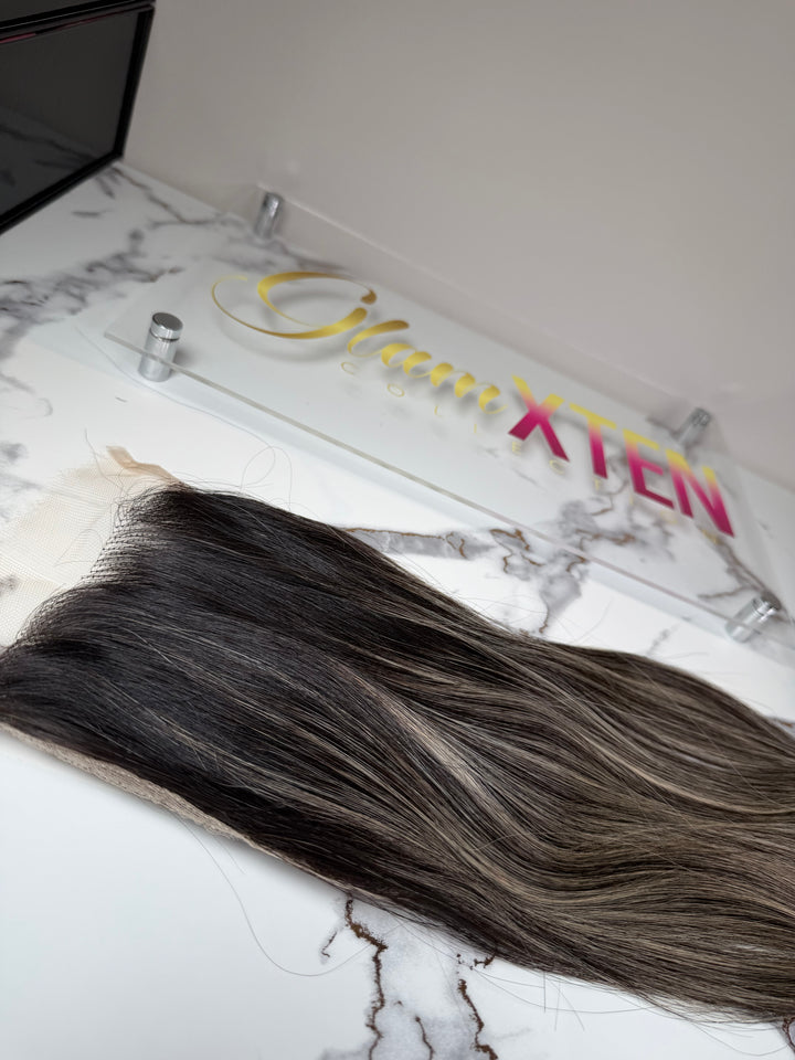 HD Lace Closure - Iced Mocha Raw - Glam Xten Collection
