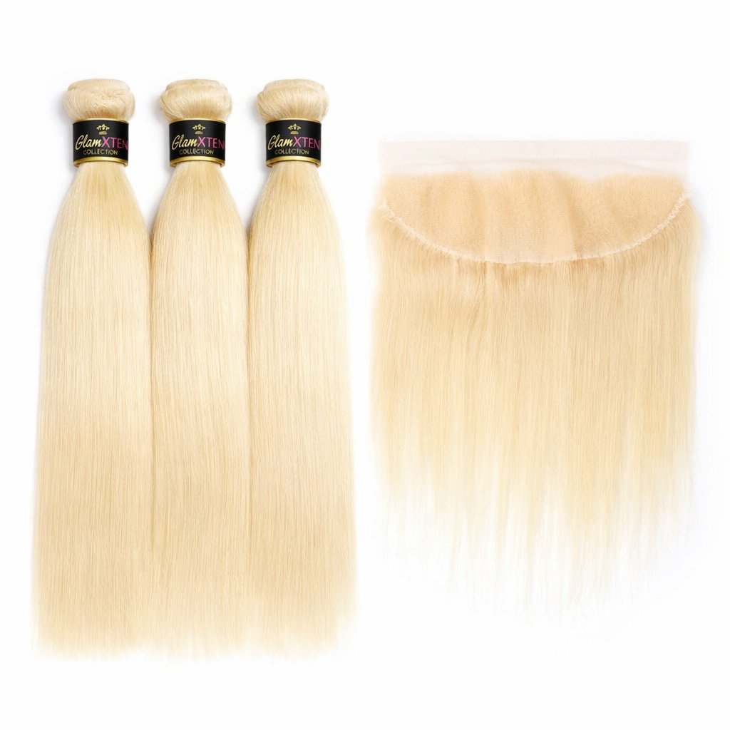 613 Blonde Straight Frontal Deals - Glam Xten Collection