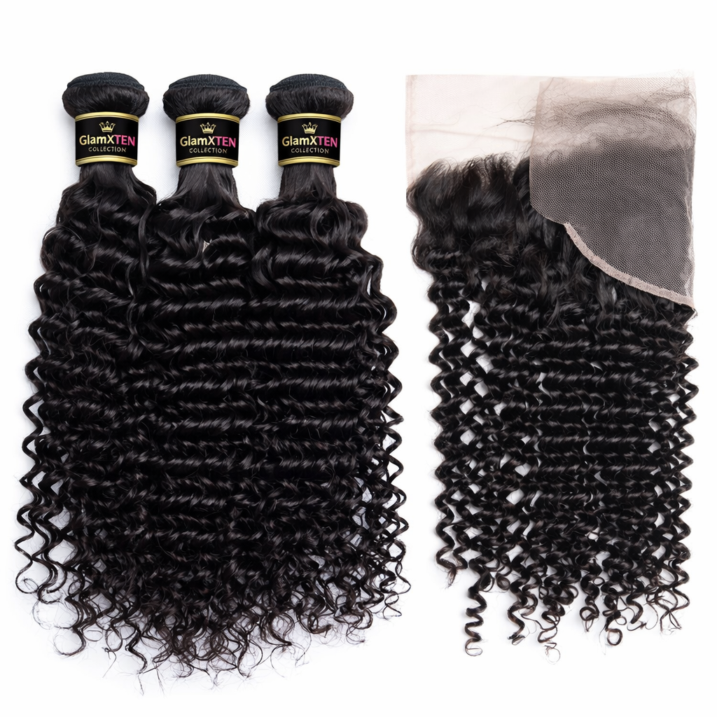 Deep Curly + Frontal Deals - Glam Xten Collection