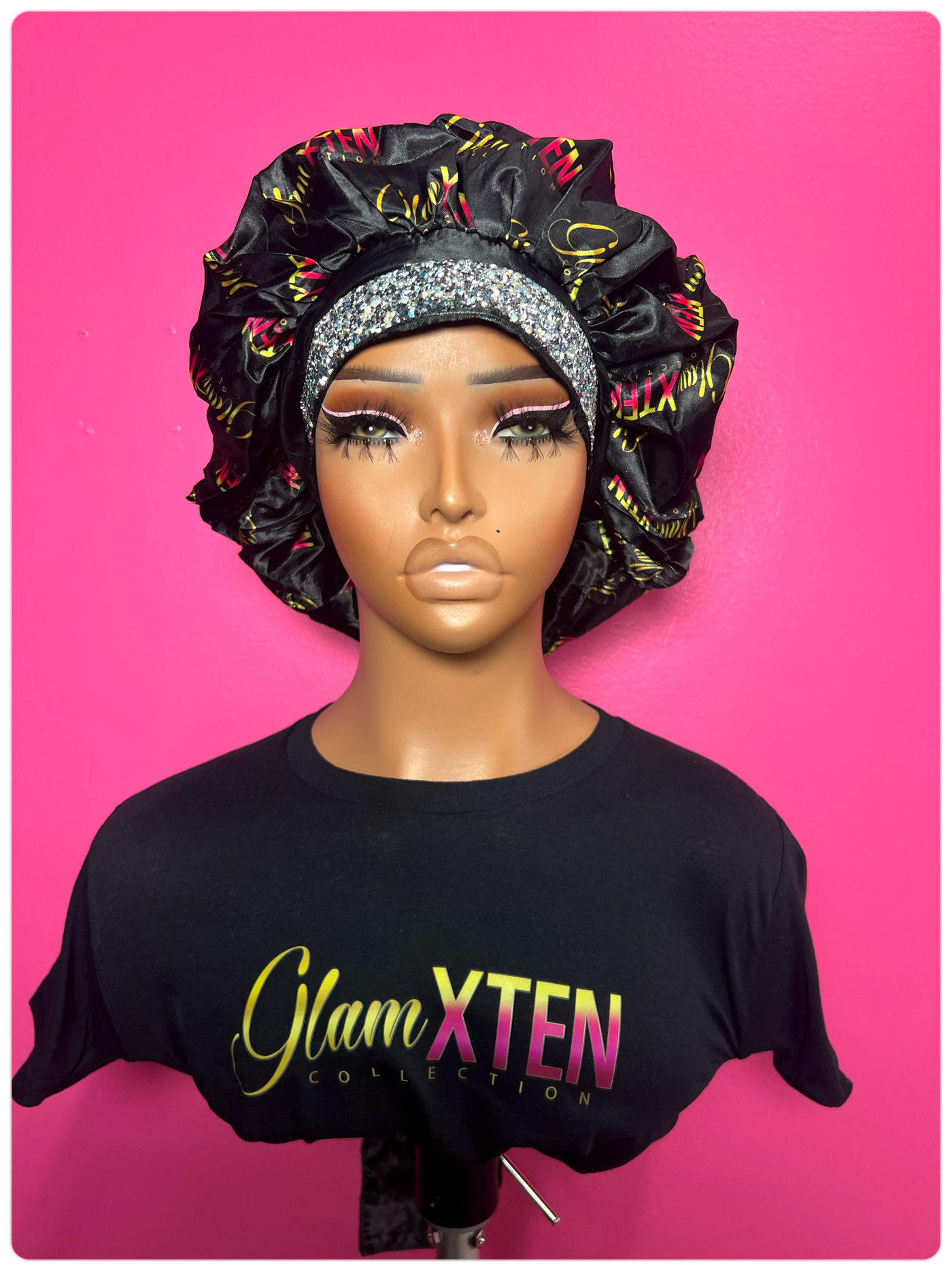 GXC Bling Satin Bonnet - Glam Xten Collection