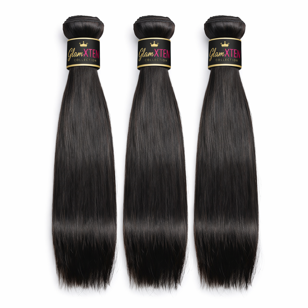 Silky Straight Hair Bundle Deals - Glam Xten Collection