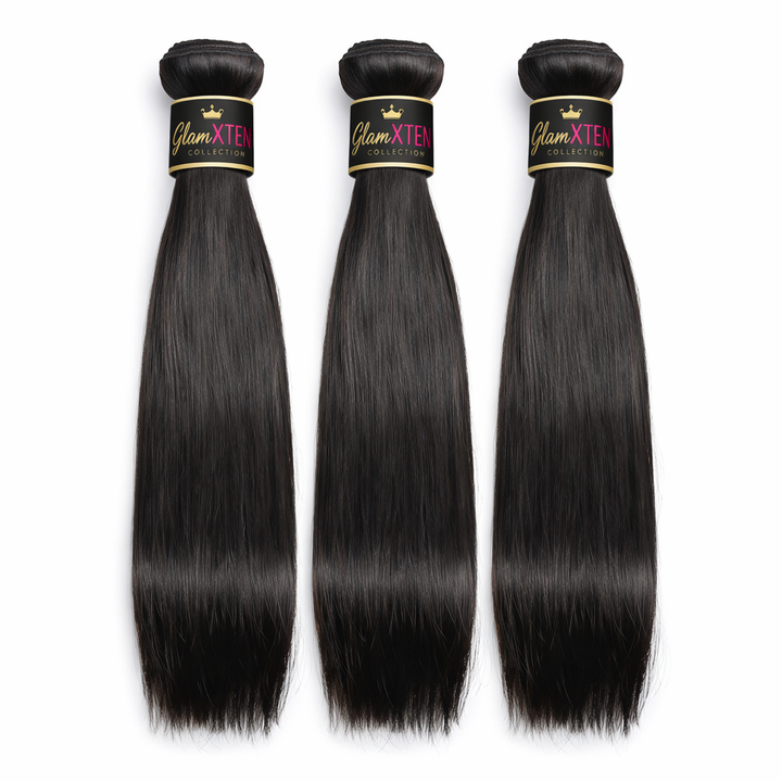Silky Straight Hair Bundle Deals - Glam Xten Collection
