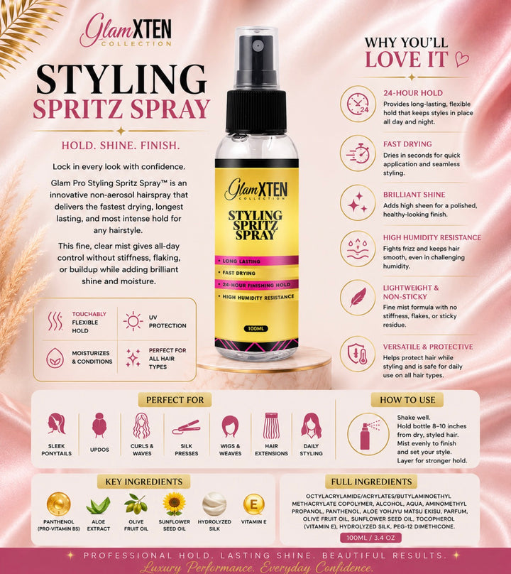 Glam Pro Styling Spritz Spray™ - Glam Xten Collection