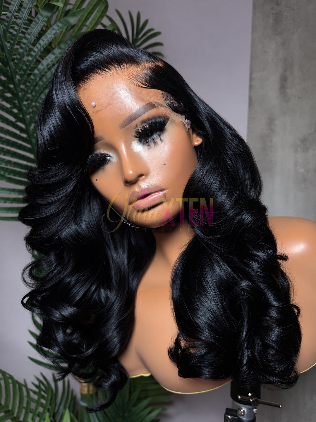 MEGAN :22" Circumference - Custom Ready (JET Black)