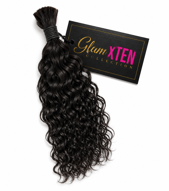 Water Wave Bulk Braiding Hair Extensions - Glam Xten Collection