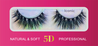 5D Luxury Mink Eyelashes - ICONIC - Glam Xten Collection
