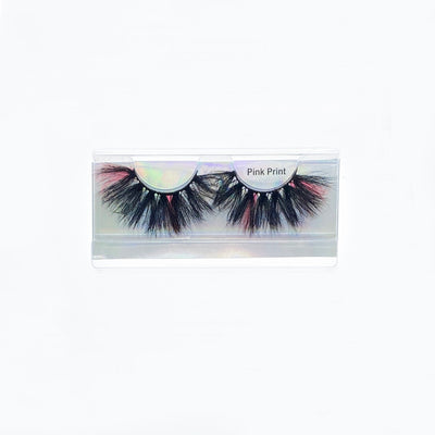 5D Mink Luxury Eyelashes - PINK PRINT - Glam Xten Collection