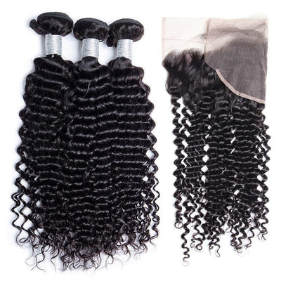 Deep Curly + Frontal Deals - Glam Xten Collection