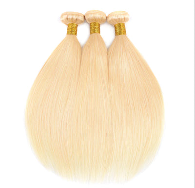 #613 Blonde Silky Straight Bundle Deals - Glam Xten Collection