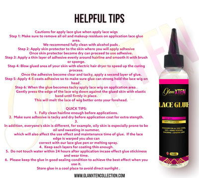 Extreme Hold Waterproof Lace Glue 150ml  (Large) - Glam Xten Collection