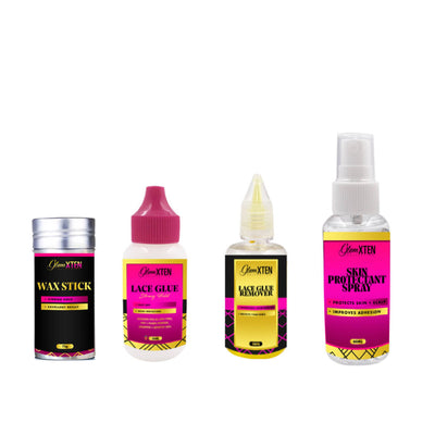 Ultra Strong Lace Adhesive Hair Kit - Glam Xten Collection